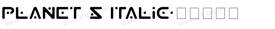 Planet S Italic字体转换